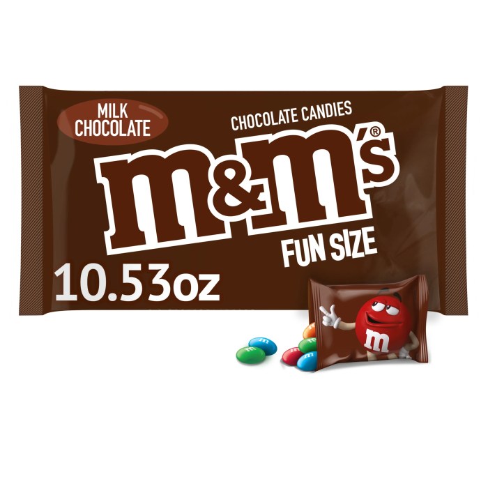 M&m nutrition facts fun size