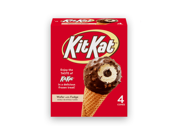 Kit kat ice cream cone nutrition facts