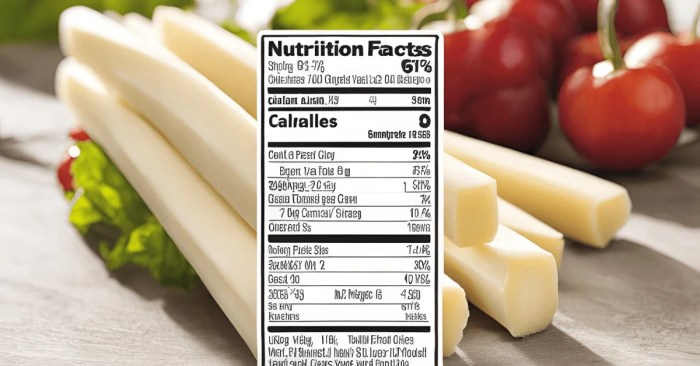 Organic valley string cheese nutrition facts