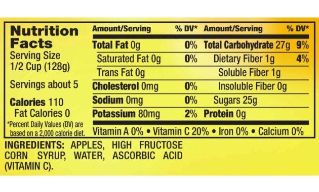 Motts Animals Fruit Snacks Nutrition Facts